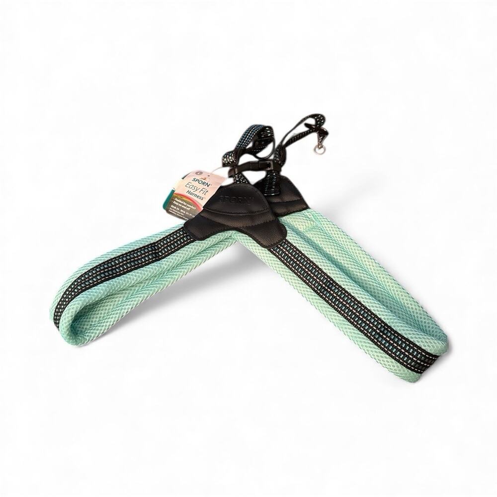 Sporn Easy Fit Dog Harness Adjustable Teal Large Girth 24”-36”